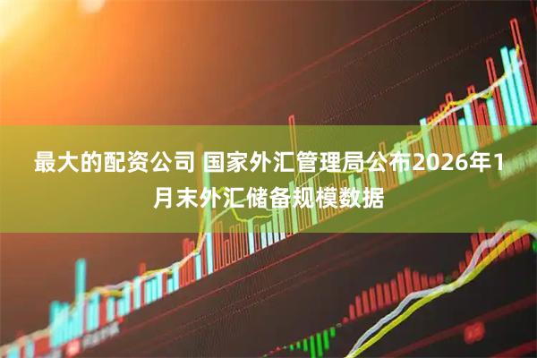 最大的配资公司 国家外汇管理局公布2026年1月末外汇储备规模数据